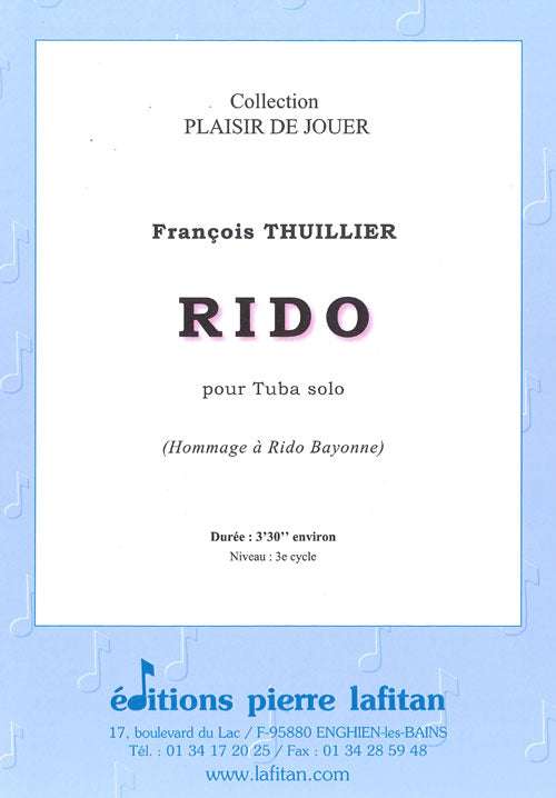 François Thuillier rend hommage à Rido Bayonne