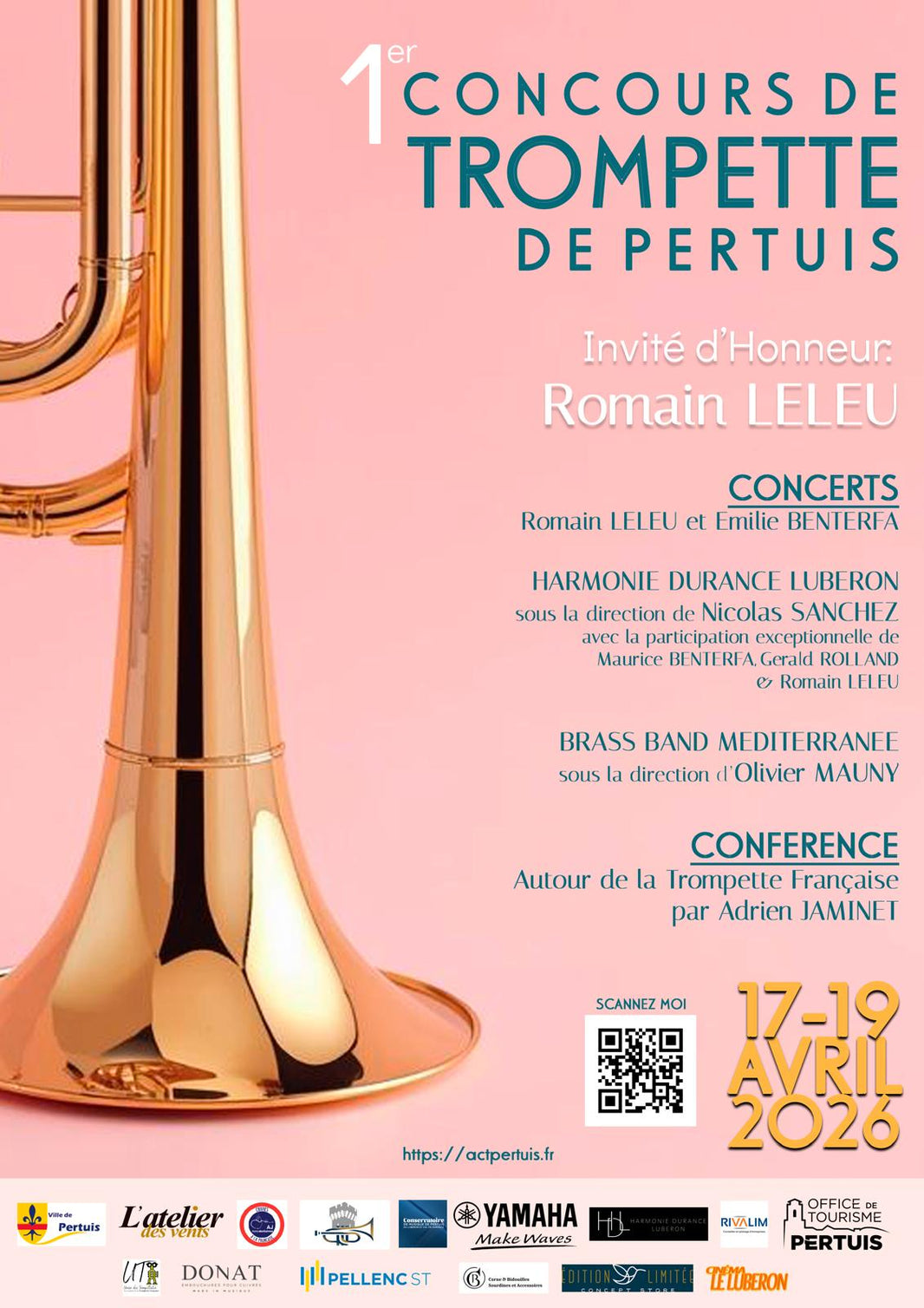 Une trompette en or à Pertuis