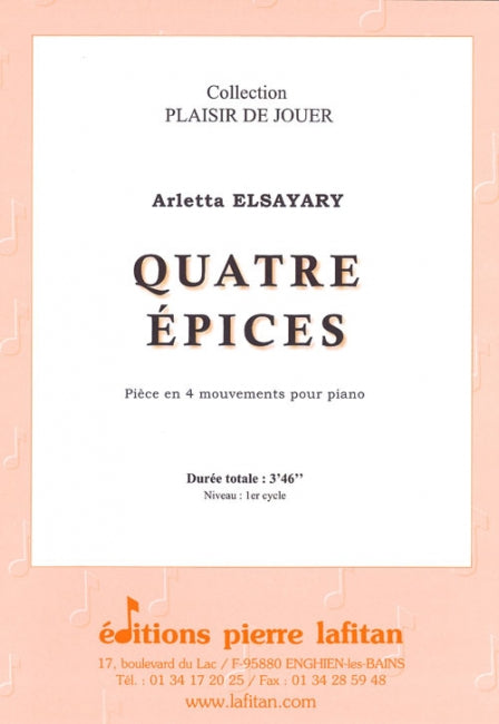 PARTITION QUATRE ÉPICES
