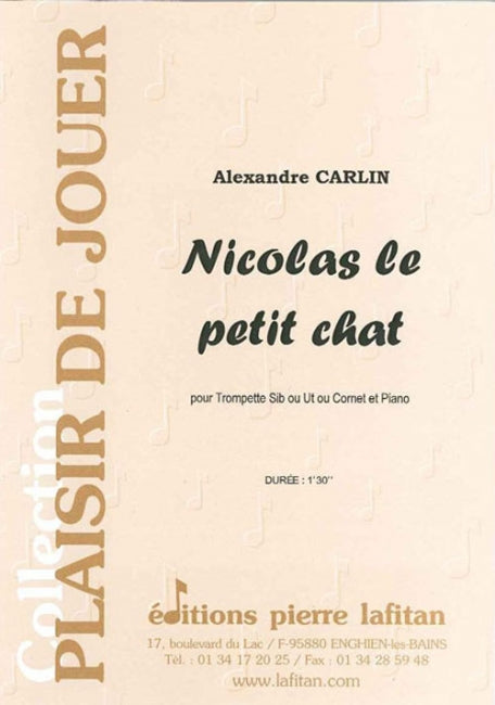 PARTITION NICOLAS LE PETIT CHAT (TROMPETTE)