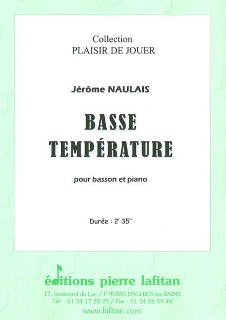 PARTITION BASSE TEMPÉRATURE