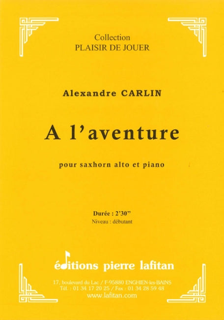 PARTITION A L’AVENTURE (SAXHORN ALTO)