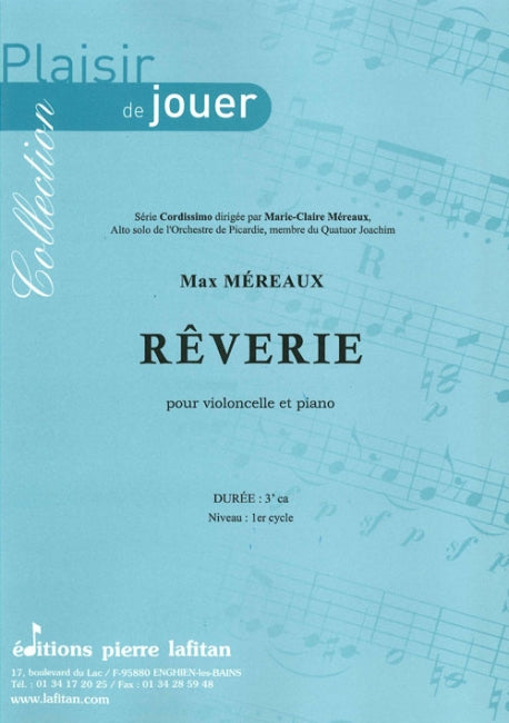 PARTITION RÊVERIE (VIOLONCELLE)