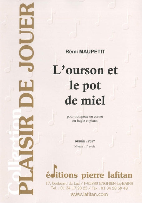PARTITION L’OURSON ET LE POT DE MIEL (TROMPETTE)