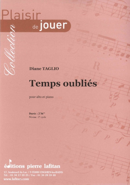 PARTITION TEMPS OUBLIÉS