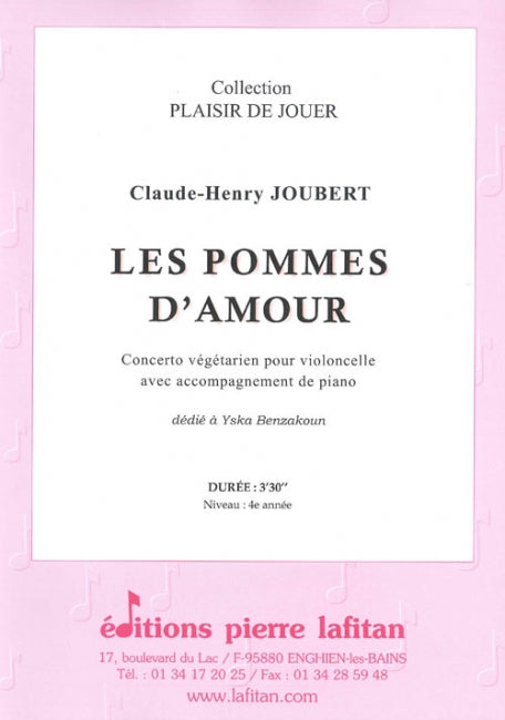 PARTITION LES POMMES D’AMOUR