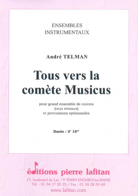 PARTITION TOUS VERS LA COMÈTE MUSICUS