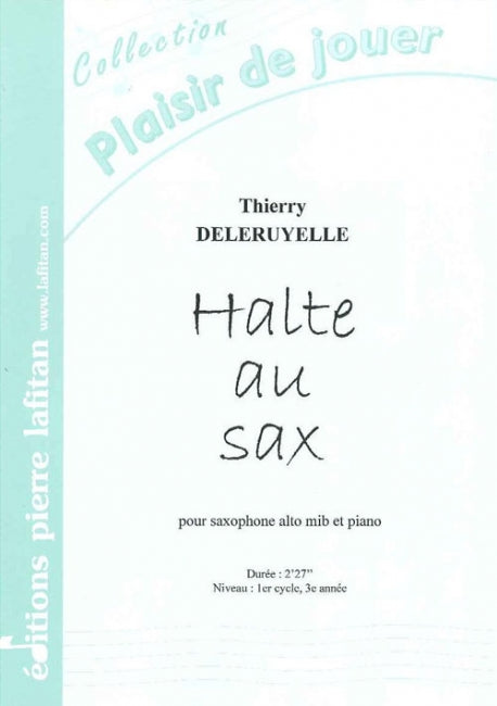 PARTITION HALTE AU SAX