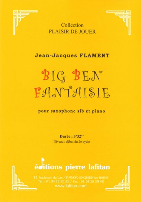 PARTITION BIG BEN FANTAISIE (SAXOPHONE Sib)