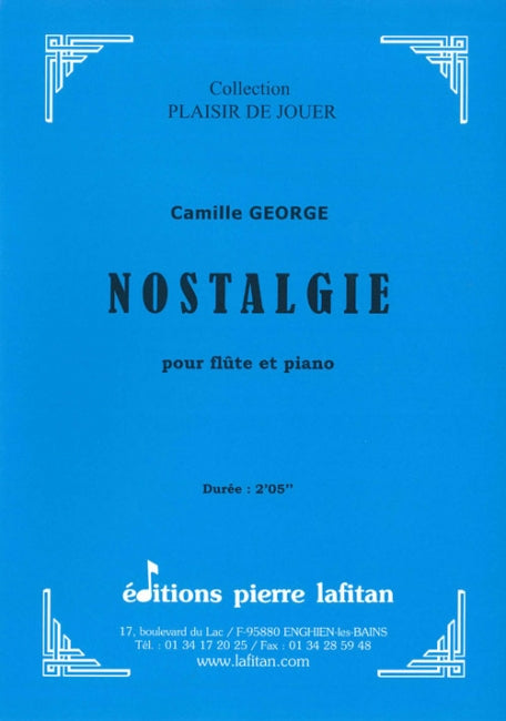 PARTITION NOSTALGIE (FLÛTE, C. GEORGE)