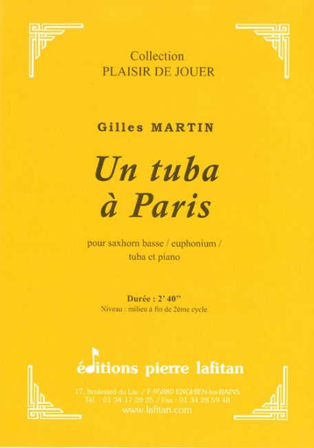 PARTITION UN TUBA A PARIS