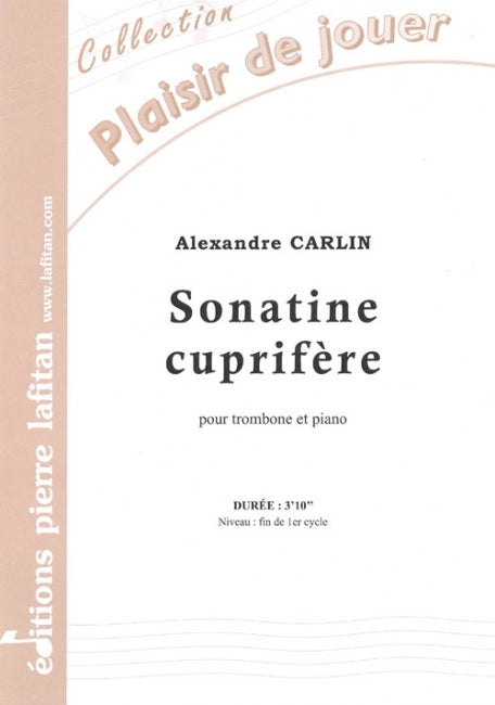 PARTITION SONATINE CUPRIFÈRE (TROMBONE)