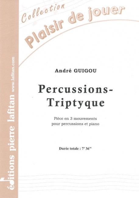 PARTITION PERCUSSIONS-TRIPTYQUE