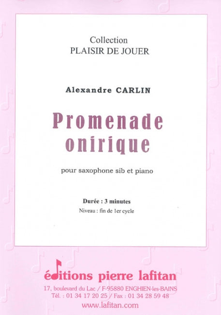 PARTITION PROMENADE ONIRIQUE (SAX Sib)