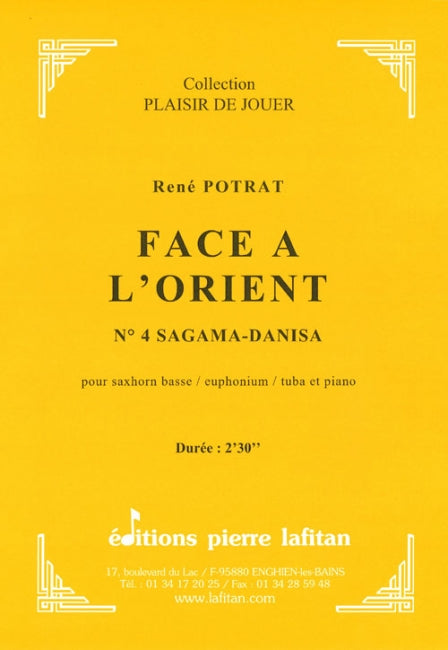 PARTITION FACE A L’ORIENT N°4 (SAXHORN BASSE)