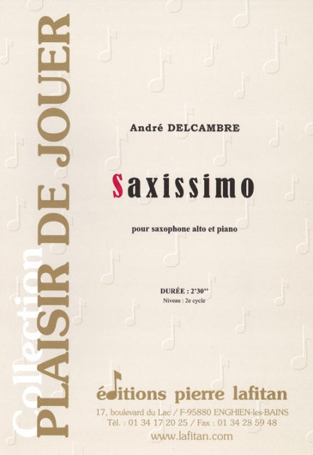 PARTITION SAXISSIMO