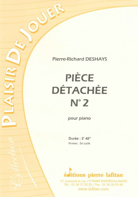 PARTITION PIÈCE DÉTACHÉE N°2