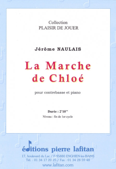 PARTITION LA MARCHE DE CHLOÉ (CONTREBASSE)