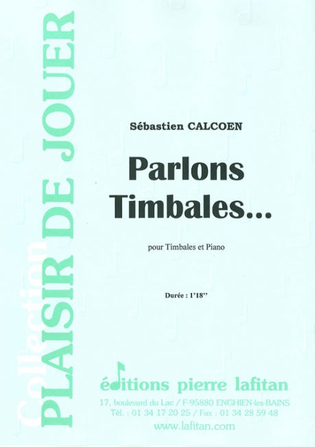 PARTITION PARLONS TIMBALES…