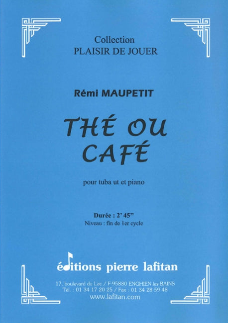PARTITION THÉ OU CAFÉ