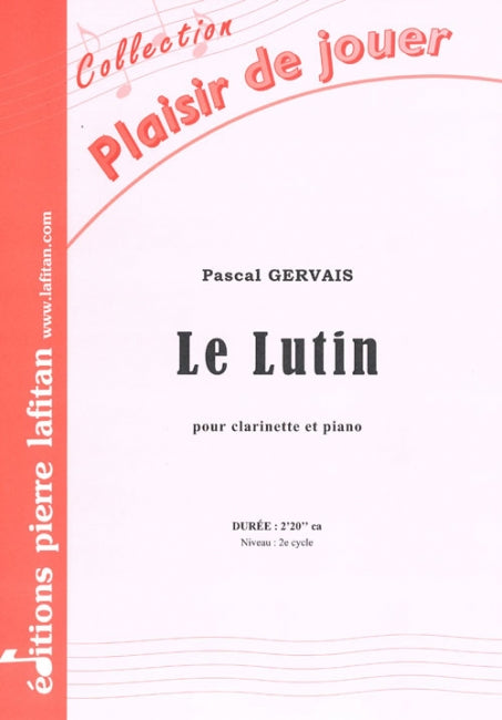 PARTITION LE LUTIN (CLARINETTE)