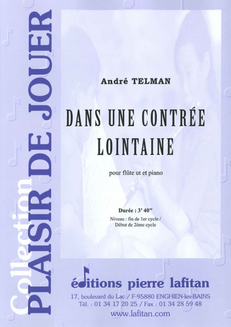 PARTITION DANS UNE CONTRÉE LOINTAINE (FLÛTE)