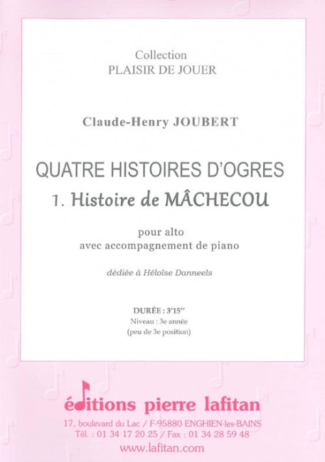 PARTITION QUATRE HISTOIRES D’OGRES – 1. MÂCHECOU