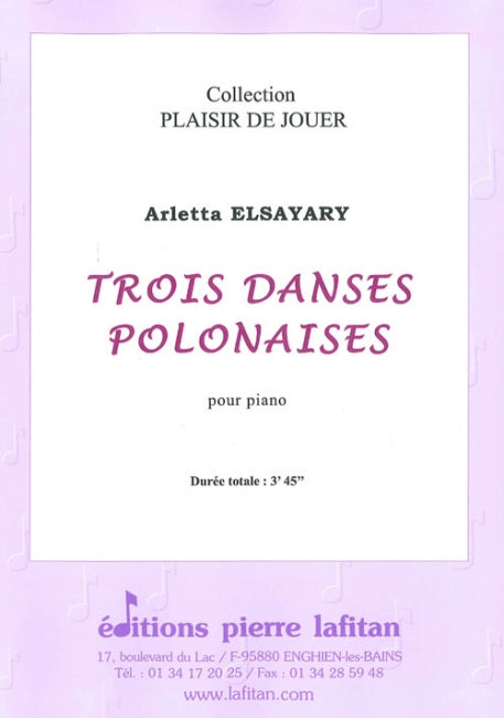 PARTITION TROIS DANSES POLONAISES