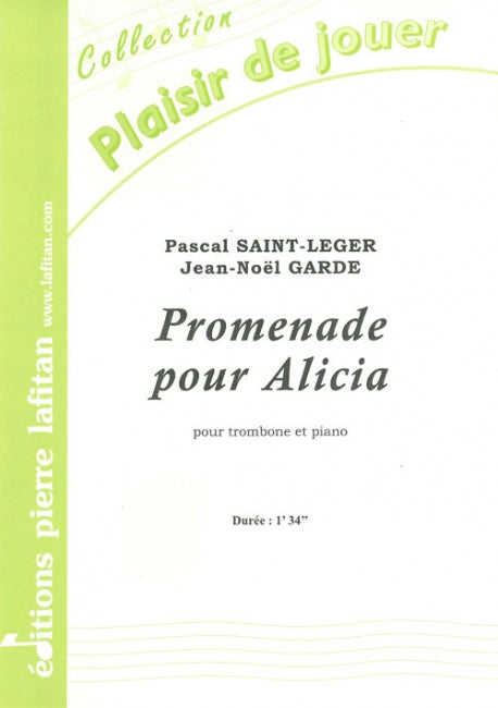 PARTITION PROMENADE POUR ALICIA (TROMBONE)