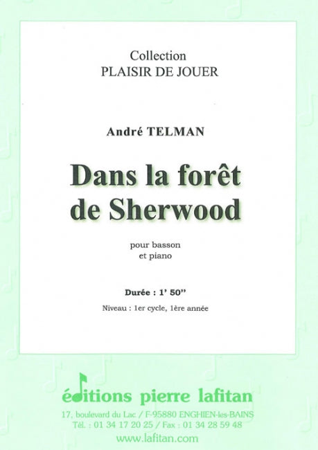 PARTITION DANS LA FORÊT DE SHERWOOD (BASSON)
