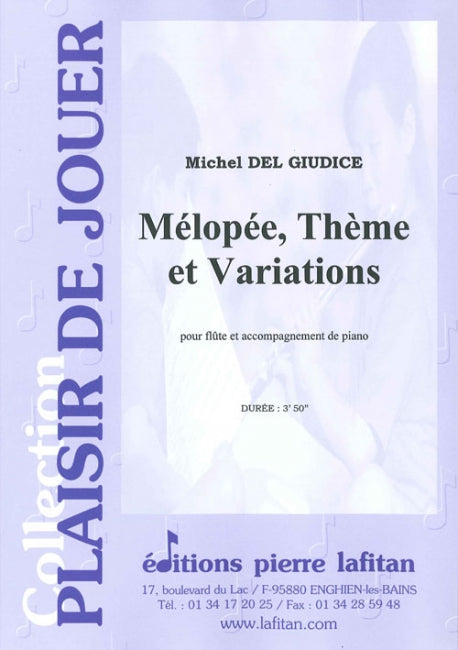 PARTITION MÉLOPÉE, THEME ET VARIATIONS