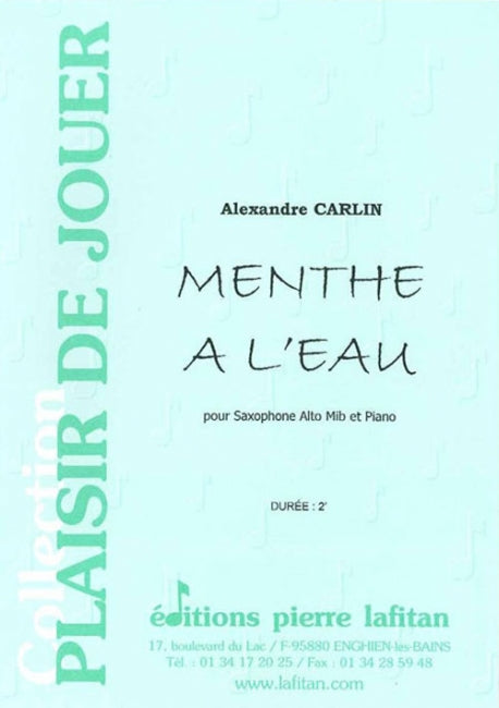 PARTITION MENTHE A L'EAU