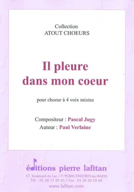 ŒUVRE IL PLEURE DANS MON COEUR