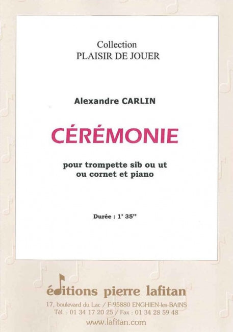 PARTITION CÉRÉMONIE (TROMPETTE)
