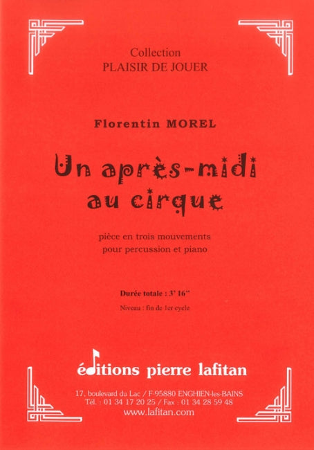 PARTITION UN APRÈS-MIDI AU CIRQUE