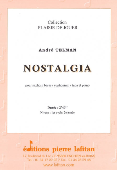 PARTITION NOSTALGIA AT (SAXHORN BASSE)