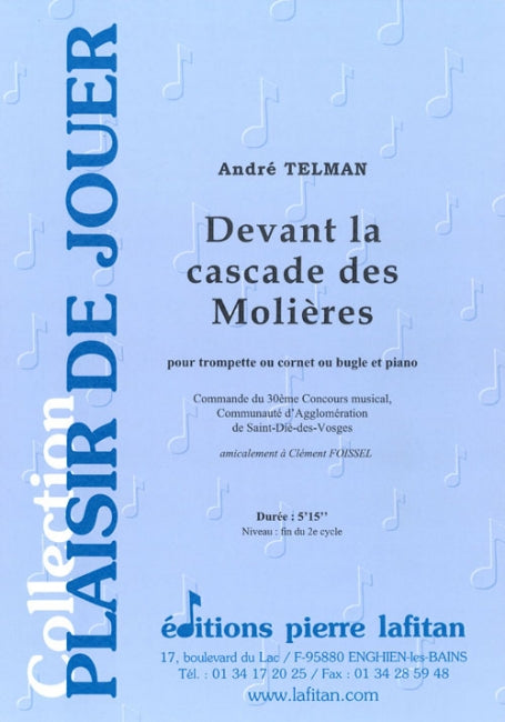 PARTITION DEVANT LA CASCADE DES MOLIÈRES