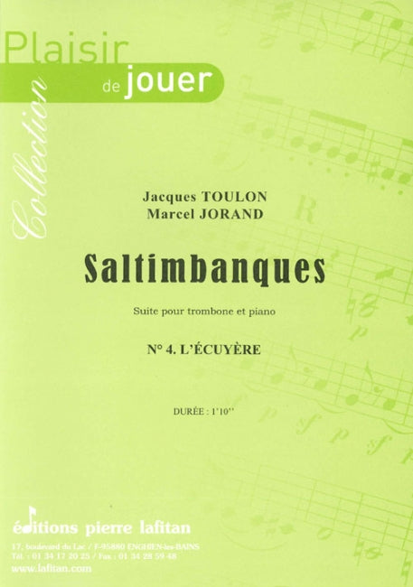 PARTITION SALTIMBANQUES N° 4. L’ÉCUYÈRE