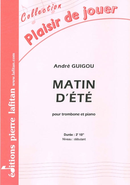 PARTITION MATIN D’ÉTÉ