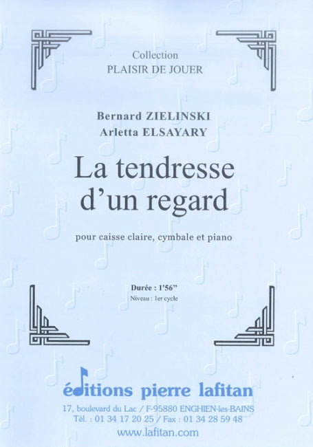 PARTITION LA TENDRESSE D’UN REGARD