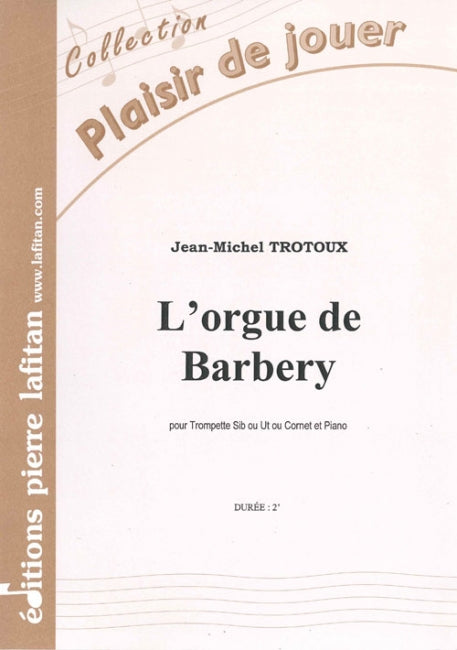 PARTITION L’ORGUE DE BARBERY