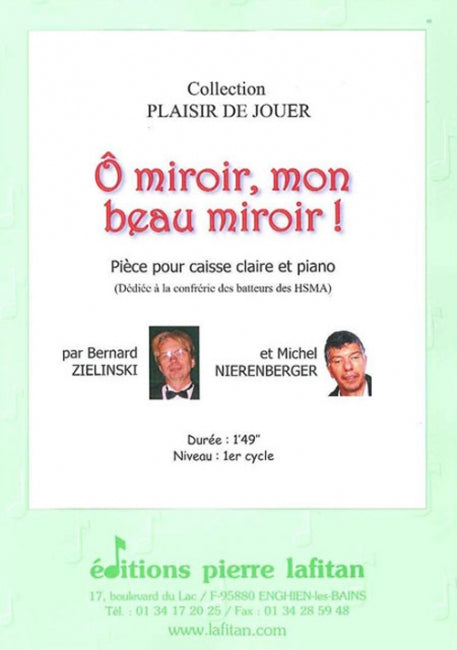 PARTITION Ô MIROIR, MON BEAU MIROIR !