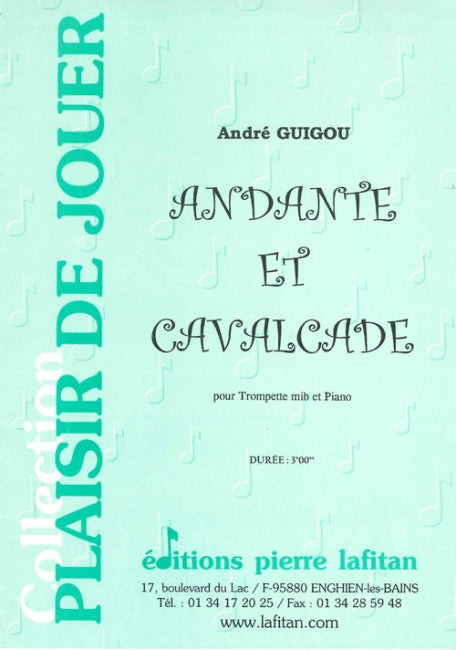 PARTITION ANDANTE ET CAVALCADE