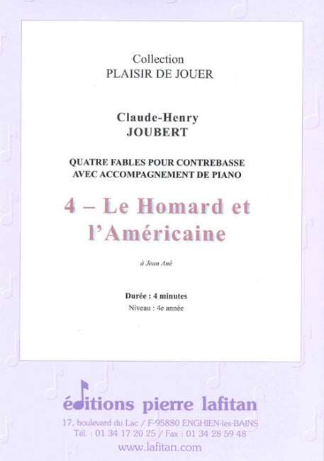PARTITION LE HOMARD ET L’AMÉRICAINE