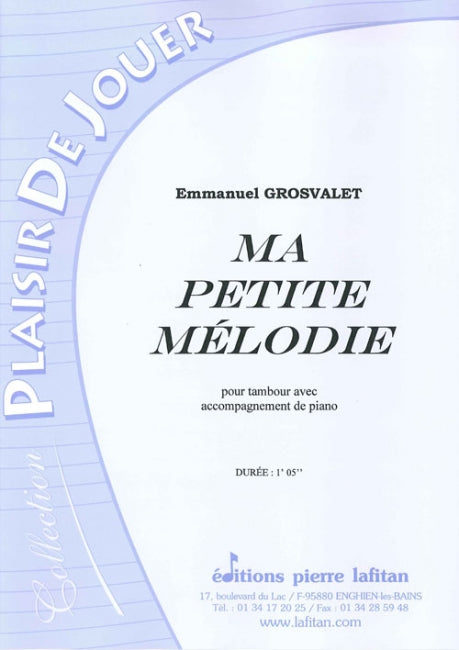 PARTITION MA PETITE MÉLODIE (TAMBOUR)
