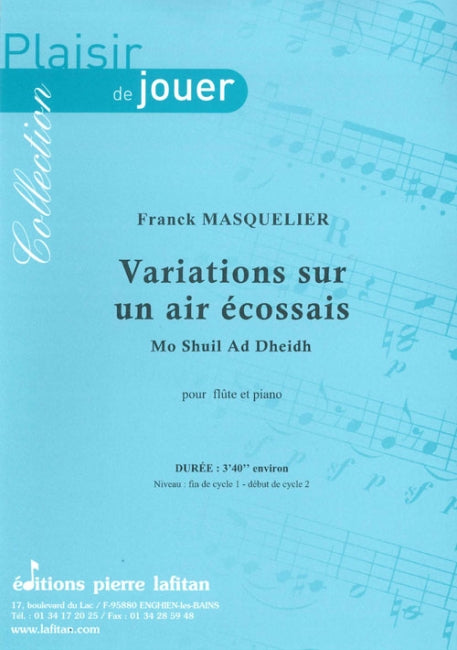 PARTITION VARIATIONS SUR UN AIR ÉCOSSAIS (FLÛTE)
