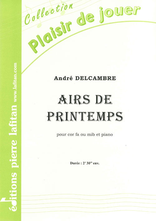 PARTITION AIRS DE PRINTEMPS (COR)