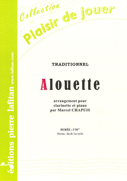 PARTITION ALOUETTE