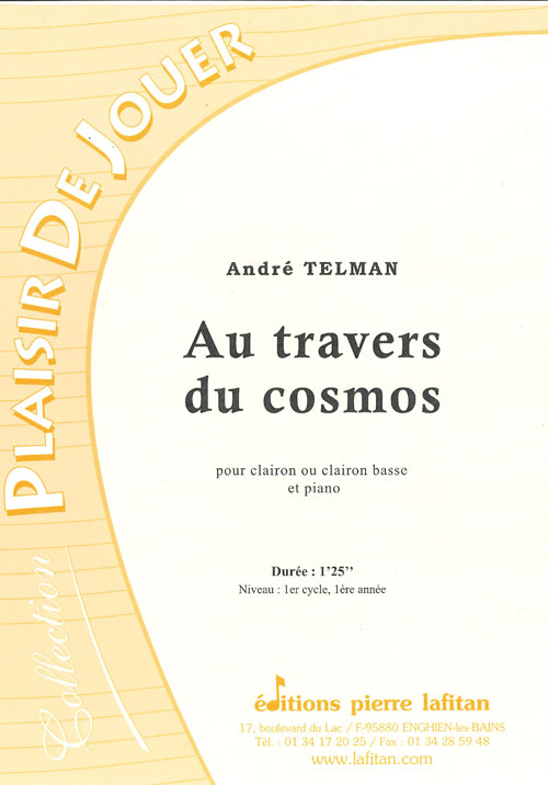 PARTITION AU TRAVERS DU COSMOS (CLAIRON)