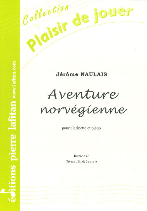 PARTITION AVENTURE NORVEGIENNE (CLARINETTE)